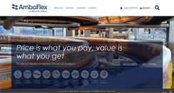 Desktop Screenshot of ambaflex.com